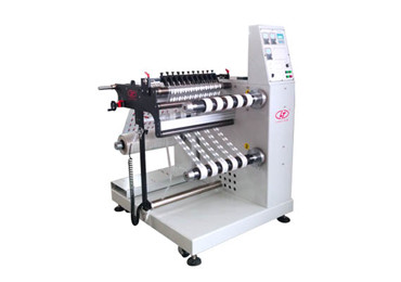 Two shafts rewind slitting machine 